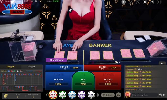 Baccarat live sở hữu sự đa dạng về mức cược cho bet thủ Baccarat live sở hữu sự đa dạng về mức cược cho bet thủ
