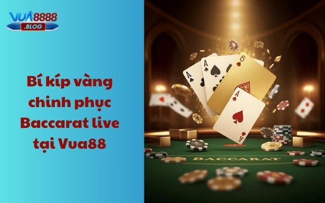 Bí kíp vàng chinh phục Baccarat live tại Vua88