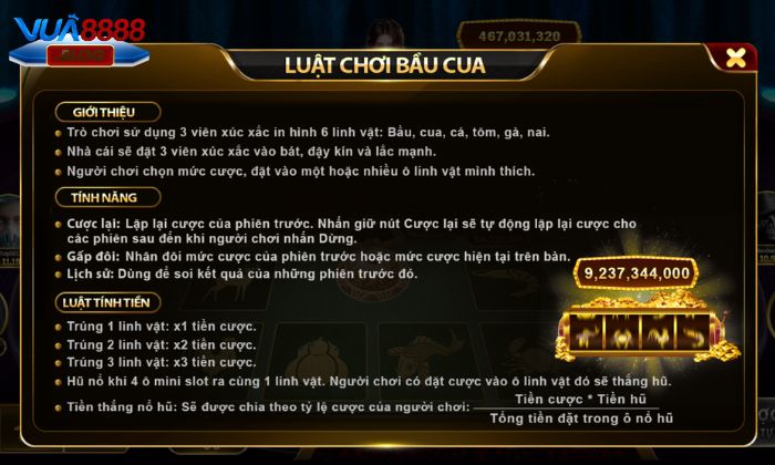 Hướng dẫn chơi Bầu cua Vua88 chi tiết, dễ hiểu