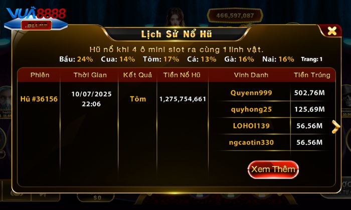 Làm giàu cùng bầu cua Vua88