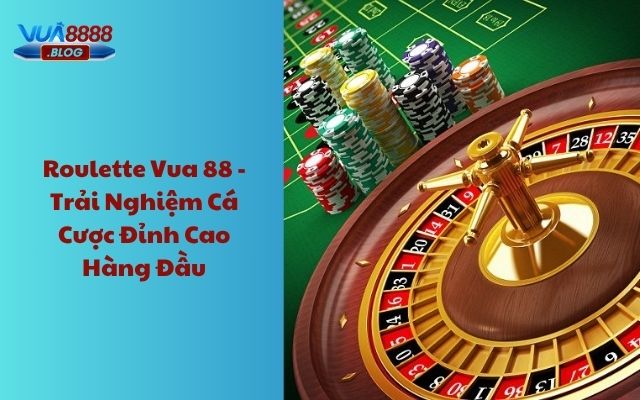 Roulette Vua88 - Trải nghiệm cá cược đỉnh cao hàng đầu